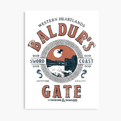 Dungeons & Dragons Baldur'S Gate Poster Official Baldurs Gate 3 Merch