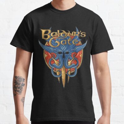 Game - Baldur'S Gate T-Shirt Official Baldurs Gate 3 Merch