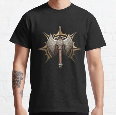 Baldur'S Gate Barbarian Logo T-Shirt Official Baldurs Gate 3 Merch