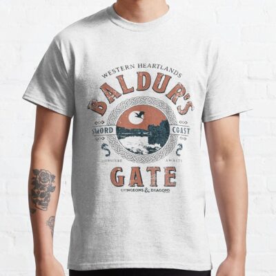 Game - Baldur'S Gate T-Shirt Official Baldurs Gate 3 Merch