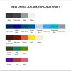 tank top color chart - Baldurs Gate 3 Merch