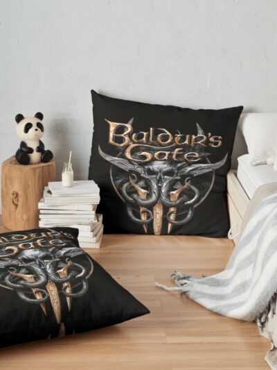 Game - Baldur'S Gate Throw Pillow Official Baldurs Gate 3 Merch