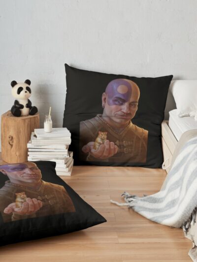 Baldur'S Gate 3 Throw Pillow Official Baldurs Gate 3 Merch