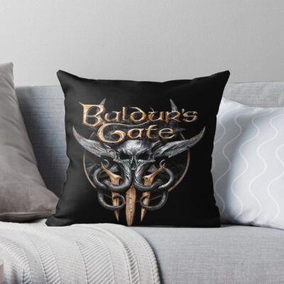 Game - Baldur'S Gate Throw Pillow Official Baldurs Gate 3 Merch