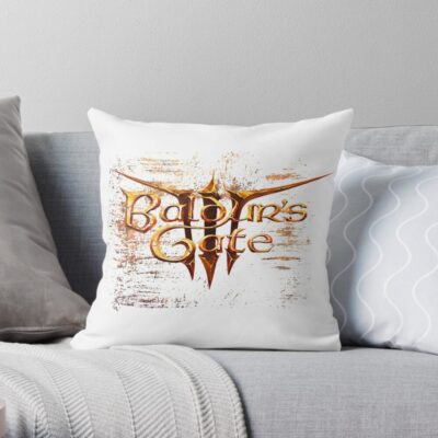 Baldur'S Gate 3 Throw Pillow Official Baldurs Gate 3 Merch