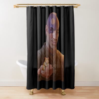 Baldur'S Gate 3 Shower Curtain Official Baldurs Gate 3 Merch