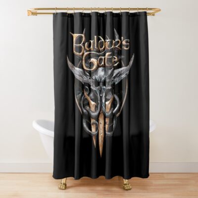 Game - Baldur'S Gate Shower Curtain Official Baldurs Gate 3 Merch