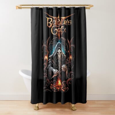 Game - Baldur'S Gate Shower Curtain Official Baldurs Gate 3 Merch