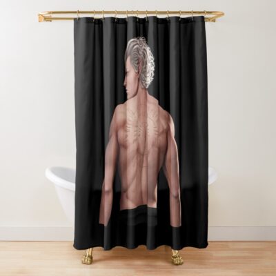 Baldur'S Gate 3 Shower Curtain Official Baldurs Gate 3 Merch