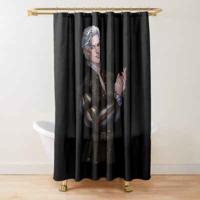 Baldur'S Gate 3 Shower Curtain Official Baldurs Gate 3 Merch