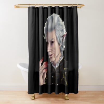 Baldur'S Gate 3 Shower Curtain Official Baldurs Gate 3 Merch