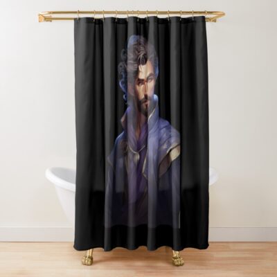 Baldur'S Gate 3 Shower Curtain Official Baldurs Gate 3 Merch