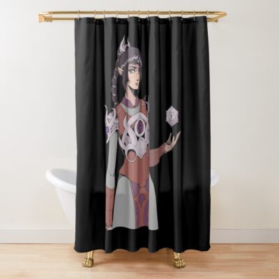 Baldur'S Gate 3 Shower Curtain Official Baldurs Gate 3 Merch