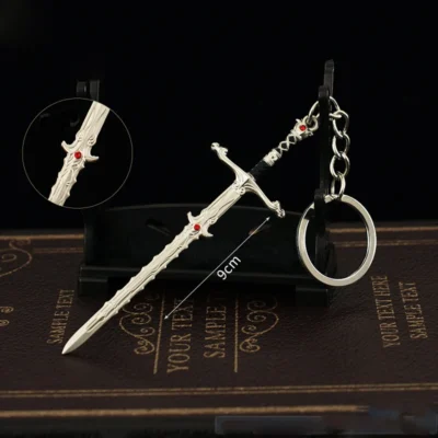 kf S6ce5bdbbb1844390a06c513a53b5e1b1t New Baldur Gate 3 Heros Weapon Keychains Metal Great Sword Model Backpack Pendant Anime Game Decoration - Baldurs Gate 3 Merch